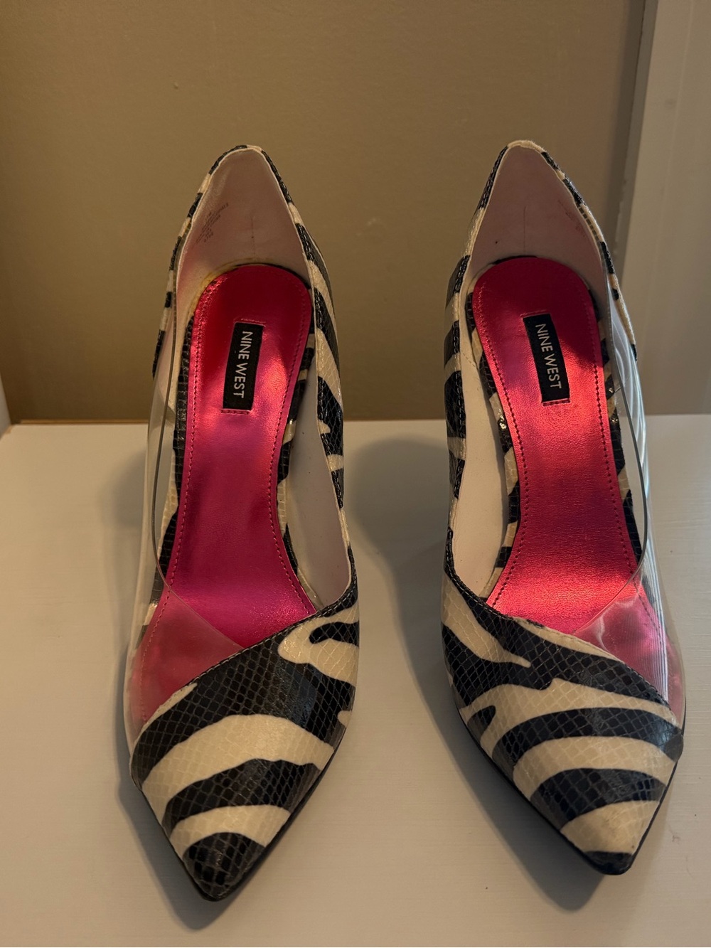 Nine West Zebra Heels